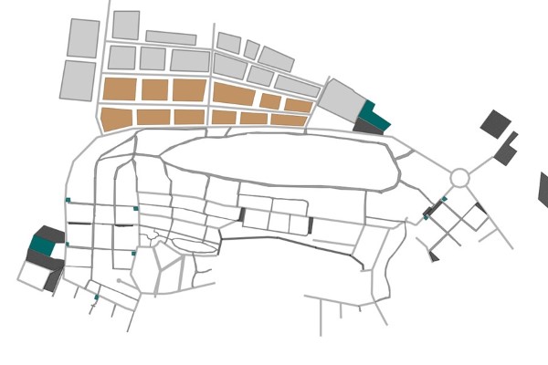 Verlauf der Straßen